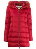 Herno Padded Park Coat - Red