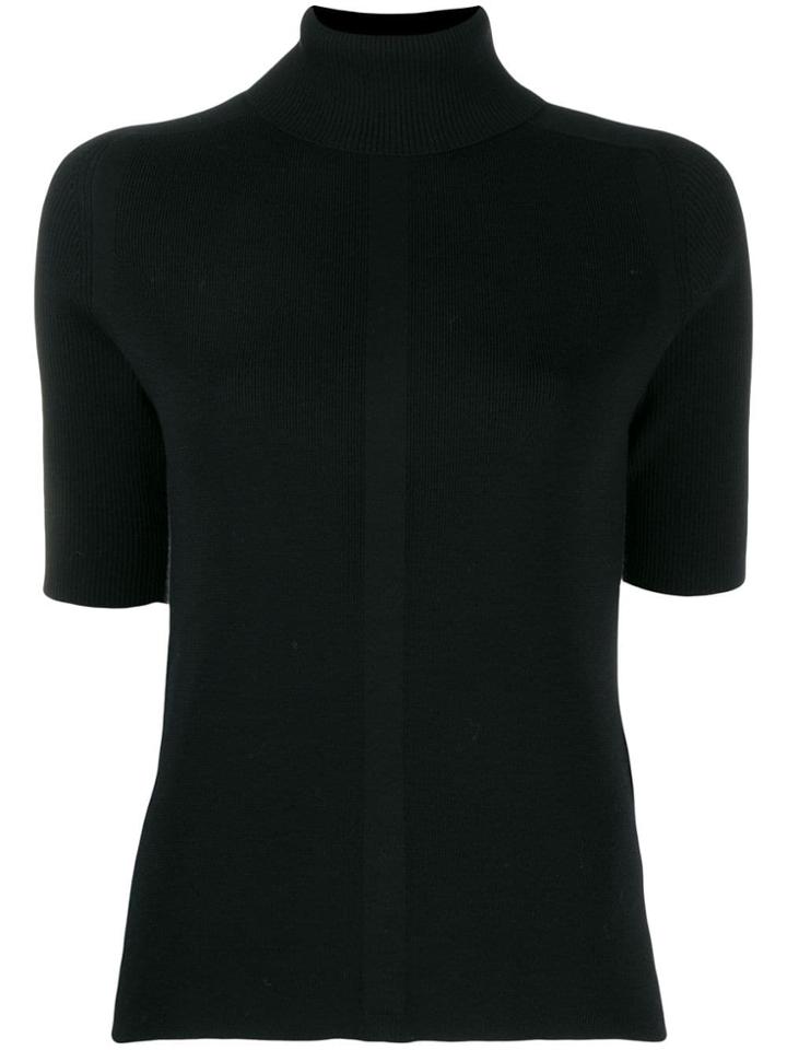 Falke Short Sleeved Knitted Top - Black