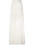 Roberto Cavalli Embroidered Long Skirt
