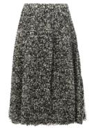 Anrealage Pixelated Print Midi Skirt - Grey