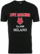 Love Moschino - Logo T-shirt - Men - Cotton/spandex/elastane - Xl, Black, Cotton/spandex/elastane