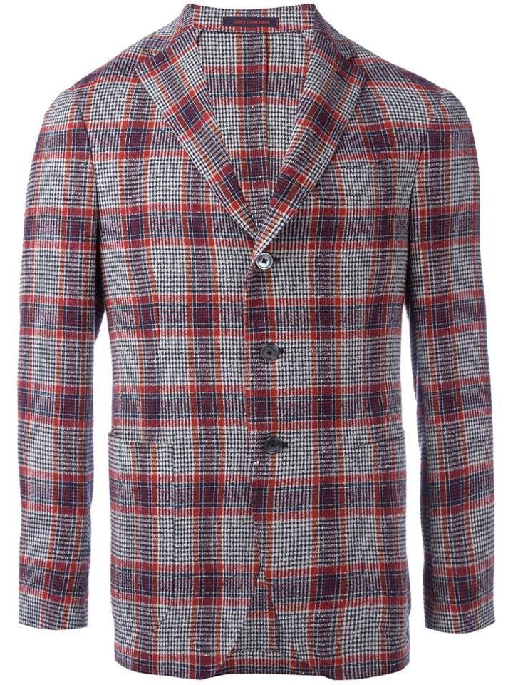 The Gigi Plaid Blazer - Black