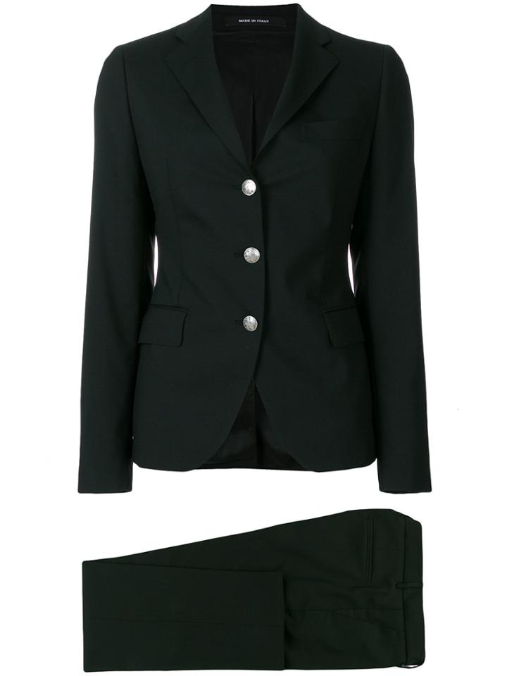 Tagliatore Classic Two-piece Suit - Black