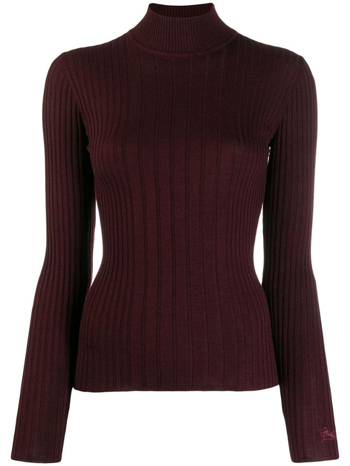 Etro Ribbed Jumper - Red