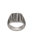Tom Wood Cushion Structure Ring - Silver