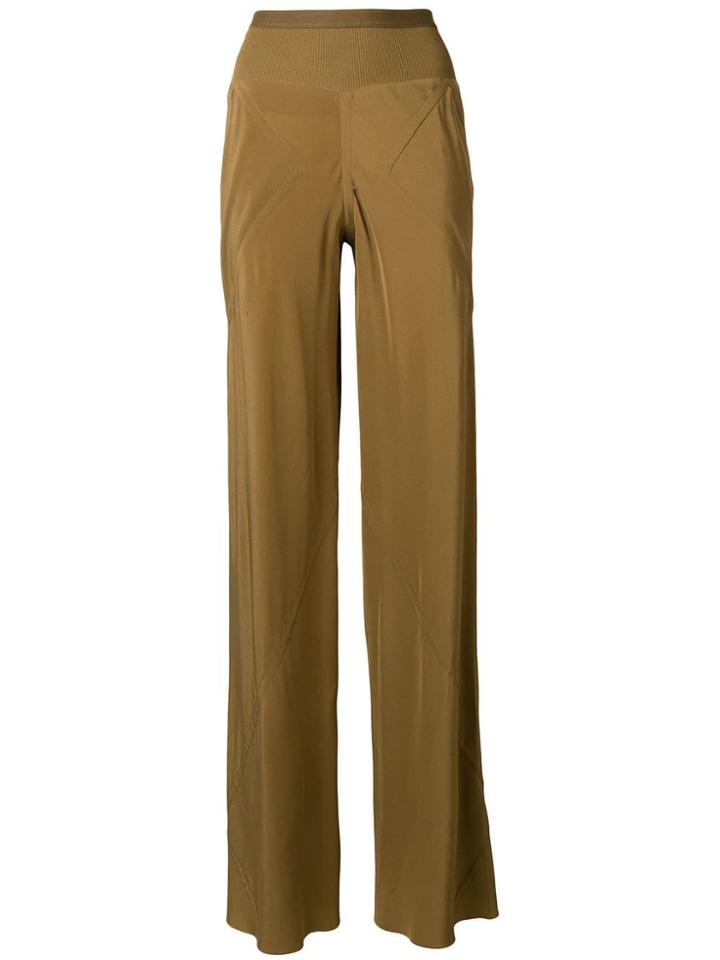 Rick Owens Bias Trousers - Brown