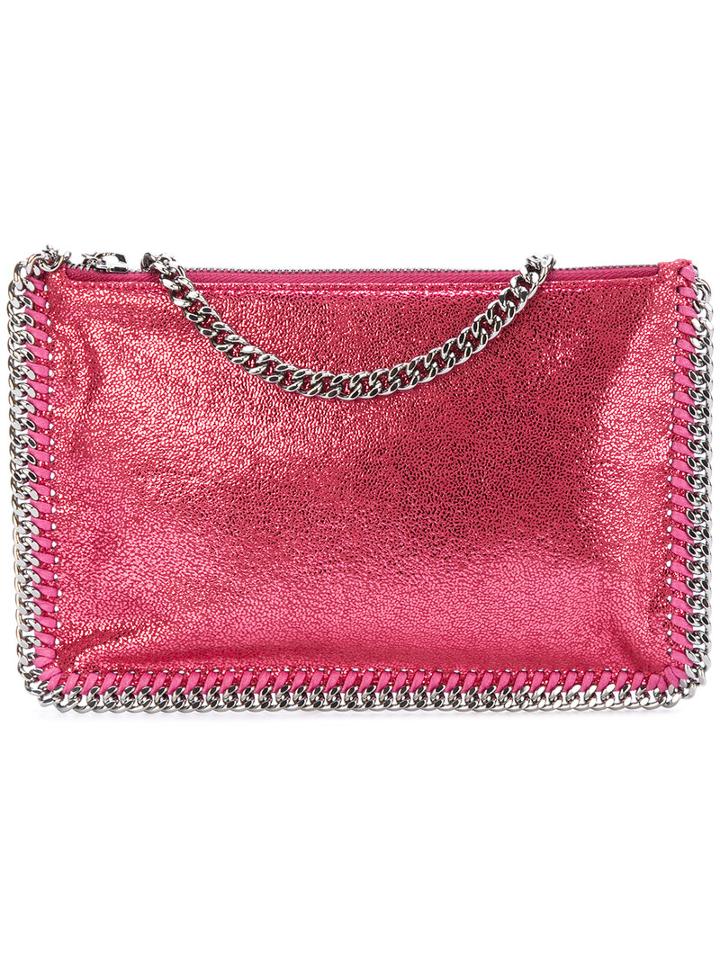 Stella Mccartney - Falabella Shoulder Bag - Women - Artificial Leather/metal - One Size, Pink/purple, Artificial Leather/metal