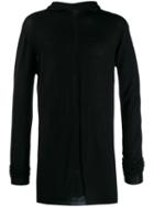 Rick Owens Fine Knit Hoodie - Black