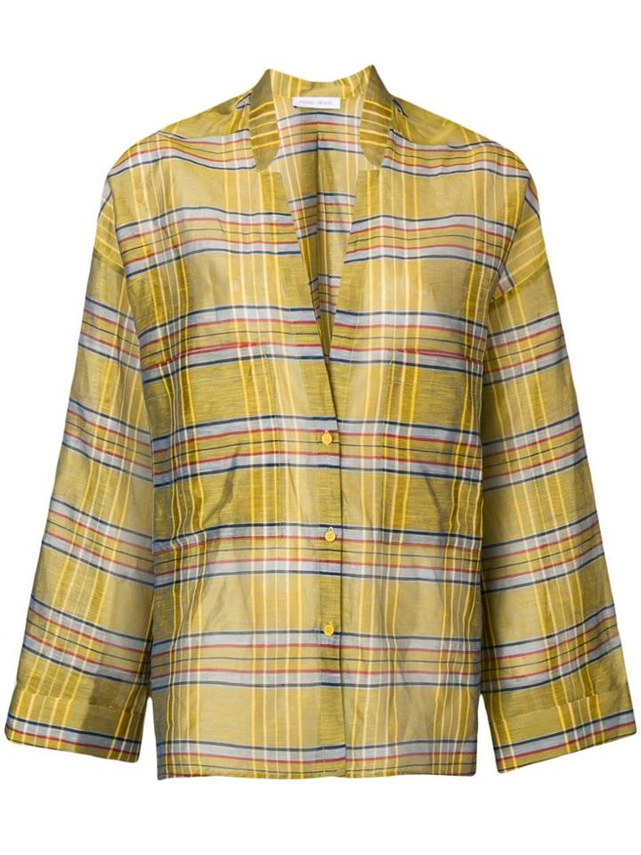 Christian Wijnants Taia Checked Shirt - Yellow