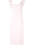 Matin A-line Ruffle Dress - Pink