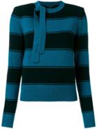 Marc Jacobs Horizontal Stripe Sweater - Blue