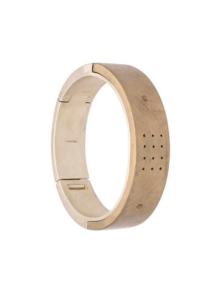 Parts Of Four 12 Hole Bracelet - Metallic