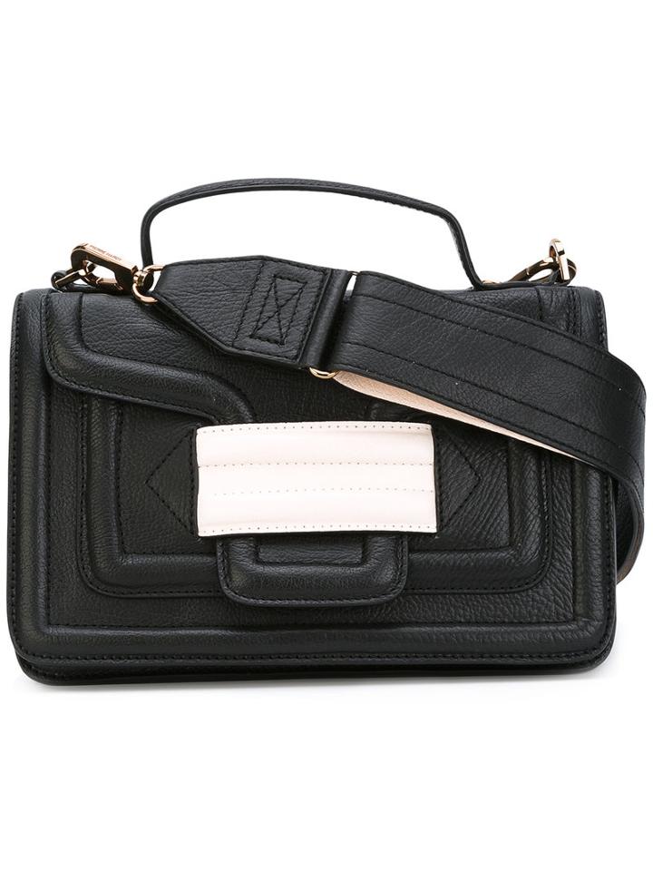Pierre Hardy - Alpha Plus Shoulder Bag - Women - Calf Leather - One Size, Women's, Black, Calf Leather
