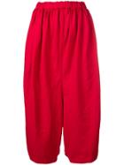 Comme Des Garçons Girl Baggy-fit Trousers - Red