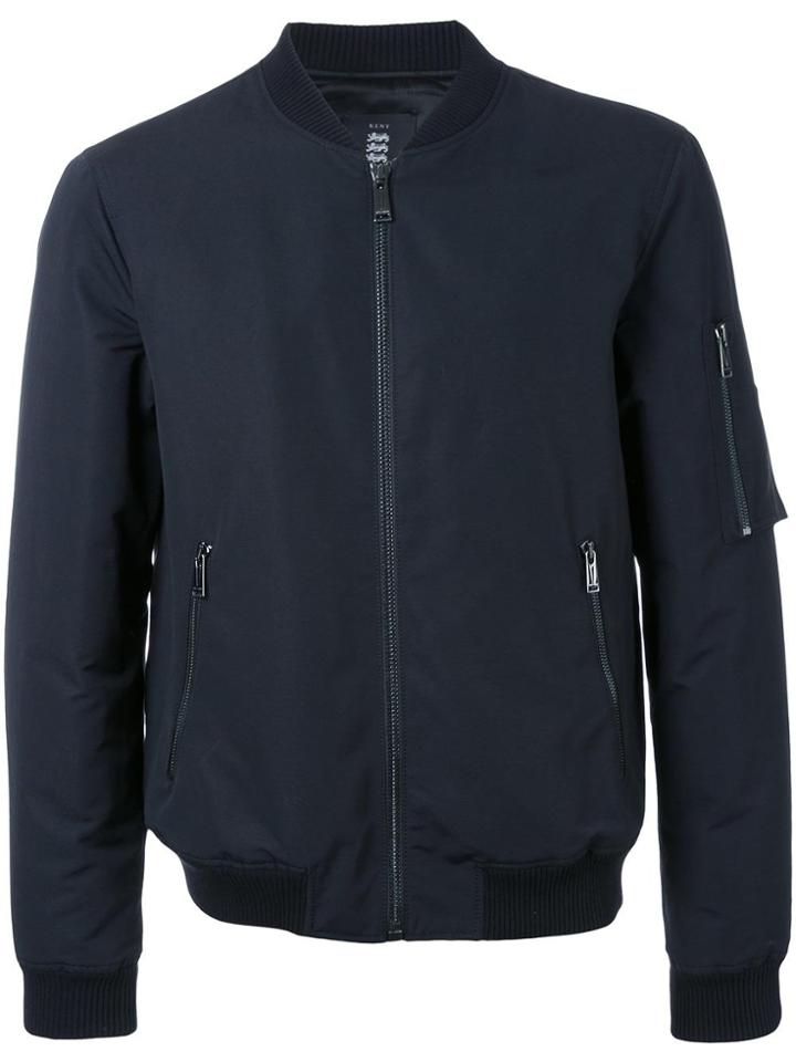 Kent & Curwen Padded Bomber Jacket - Black