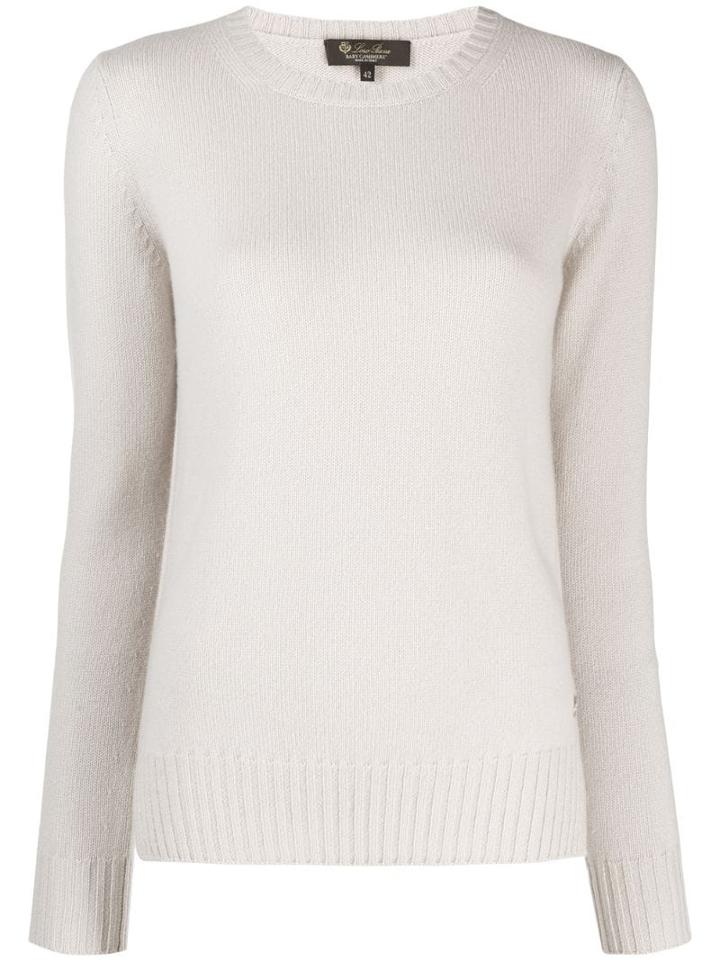 Loro Piana Round Neck Jumper - Neutrals