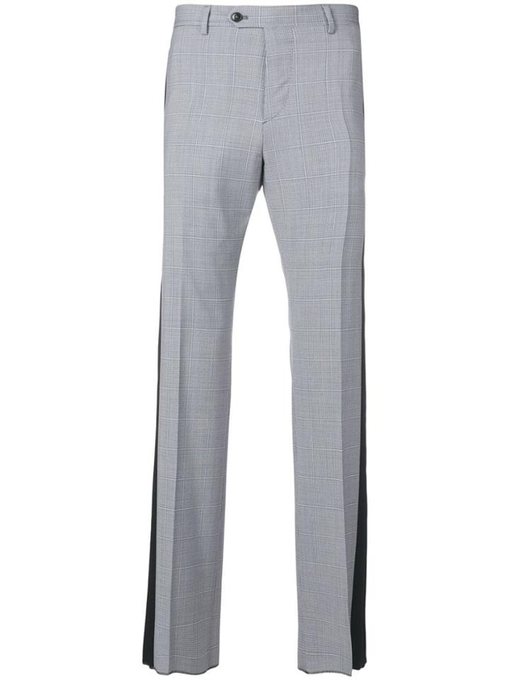 Valentino Side Stripe Tailored Trousers - Blue