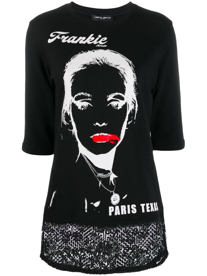 Frankie Morello Felpa Manica Lunga T-shirt - Black