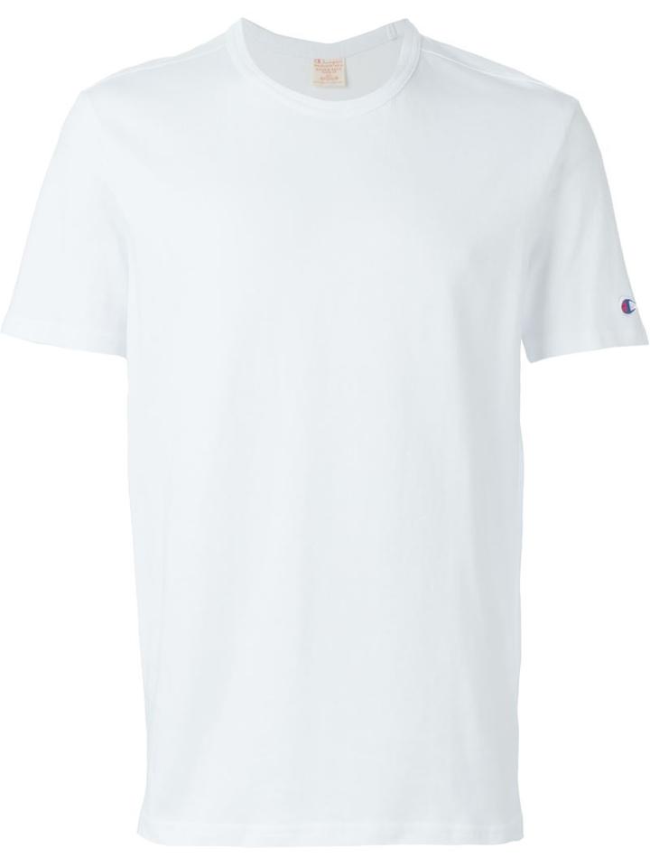 Champion Classic T-shirt, Men's, Size: Large, White, Cotton