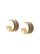 Lizzie Fortunato Jewels Margot Rainbow Hoop Earrings - Gold
