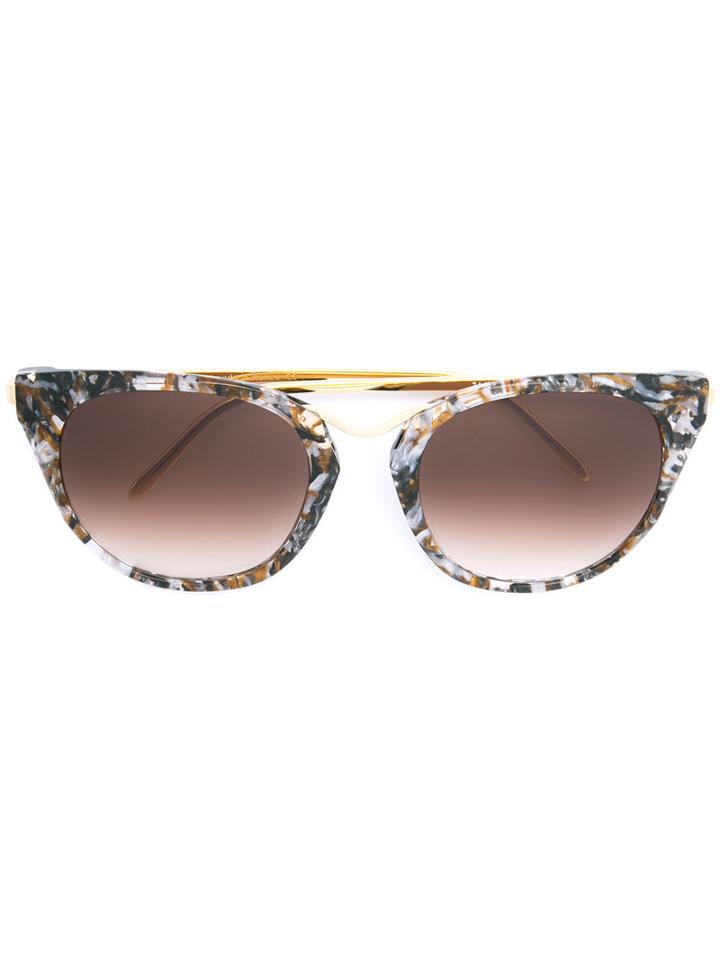 Thierry Lasry Cat Eye Sunglasses, Women's, Black, Glass/acetate