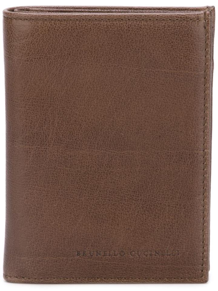 Brunello Cucinelli Embossed Logo Wallet