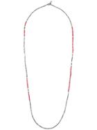 M. Cohen Oxidised Antique Beaded Necklace - Red