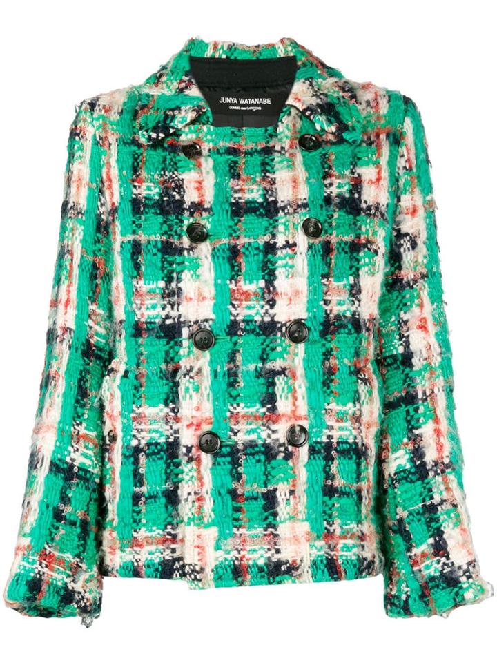 Junya Watanabe Comme Des Garçons Vintage Diamond Check Double-breasted