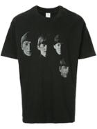 Fake Alpha Vintage Meet The Beatles Print T-shirt - Black