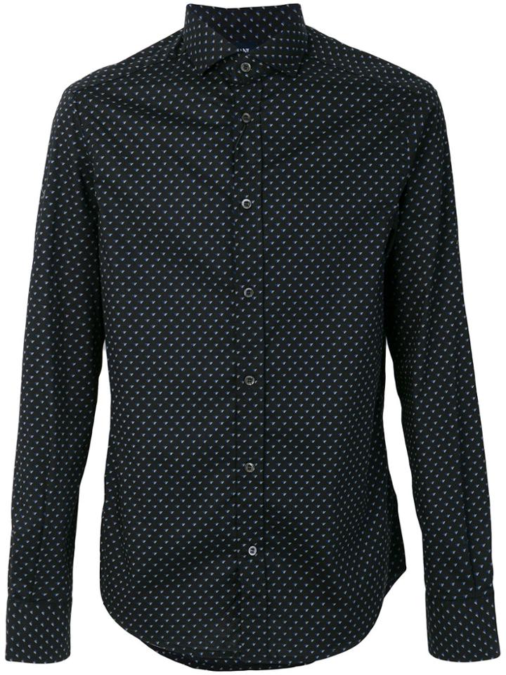 Armani Jeans Logo Print Shirt - Black
