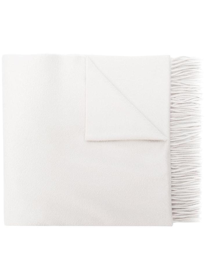 Loro Piana Fringed Scarf - Nude & Neutrals