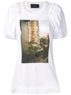 Simone Rocha Embellished Photo Print T-shirt - White