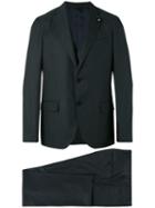 Lardini - Three-piece Suit - Men - Cotton/cupro/viscose/wool - 50, Black, Cotton/cupro/viscose/wool