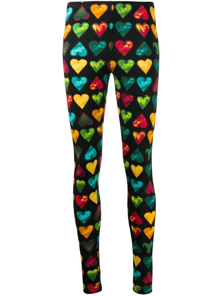 Versace Love Versace Print Leggings - Black