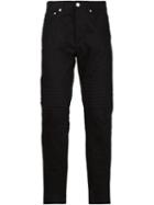 Givenchy Biker Style Trousers, Men's, Size: 34, Black, Cotton