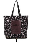 Nº21 The Milanesa Floral Tote - Black