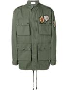 Faith Connexion Patch Detail Jacket - Green