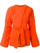 Corded Adjustable Jacket - Women - Polyamide - S, Yellow/orange, Polyamide, Richard Malone