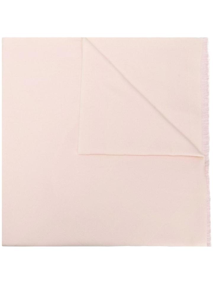 Givenchy Fringed Scarf - Pink