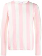 Comme Des Garçons Shirt Striped Jumper - Pink