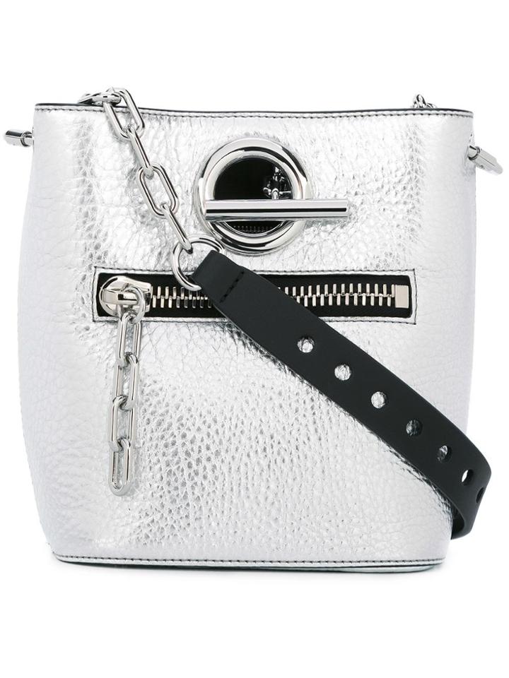 Alexander Wang Riot Bucket Shoulder Bag - Metallic