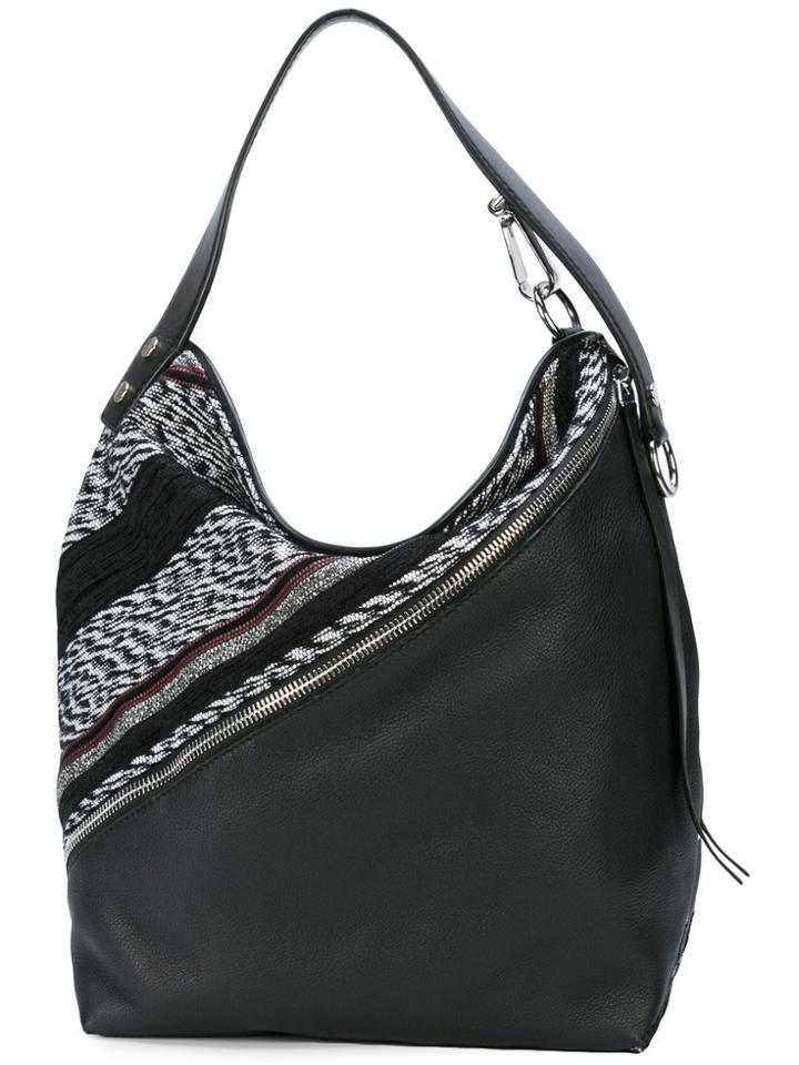 Proenza Schouler Medium Woven Zip Hobo - Black