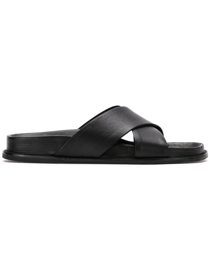 Uma Raquel Davidowicz Leather Slides - Unavailable