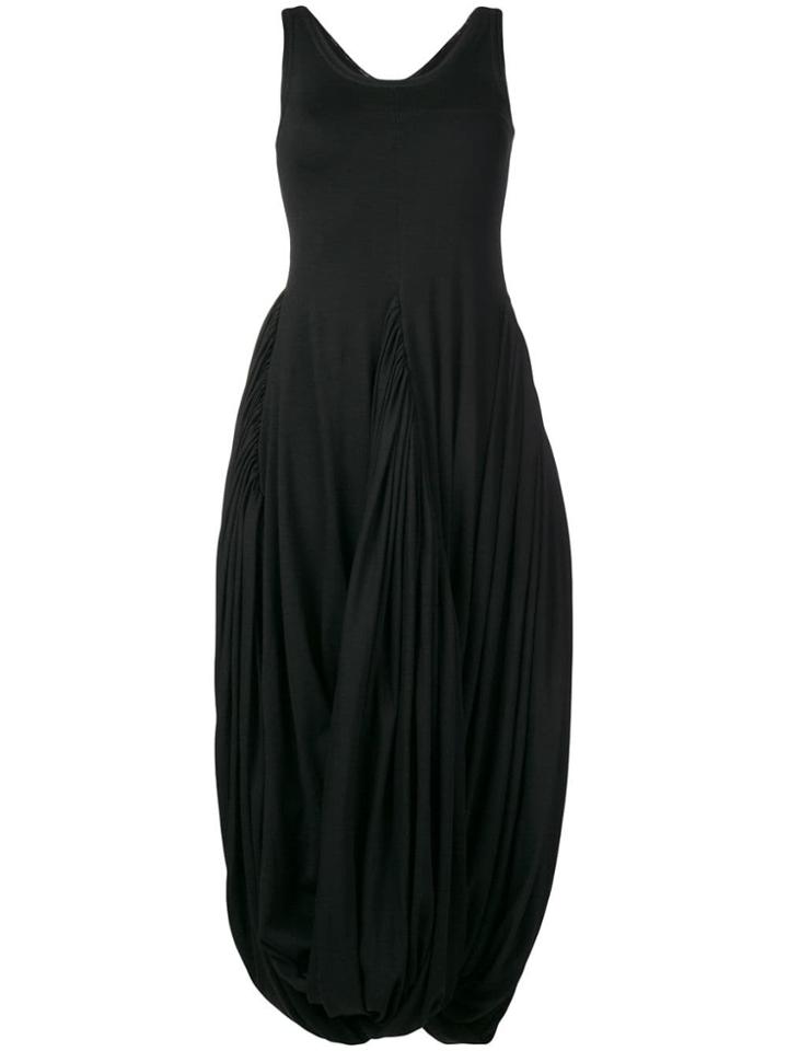 Y / Project Draped Jersey Dress - Black