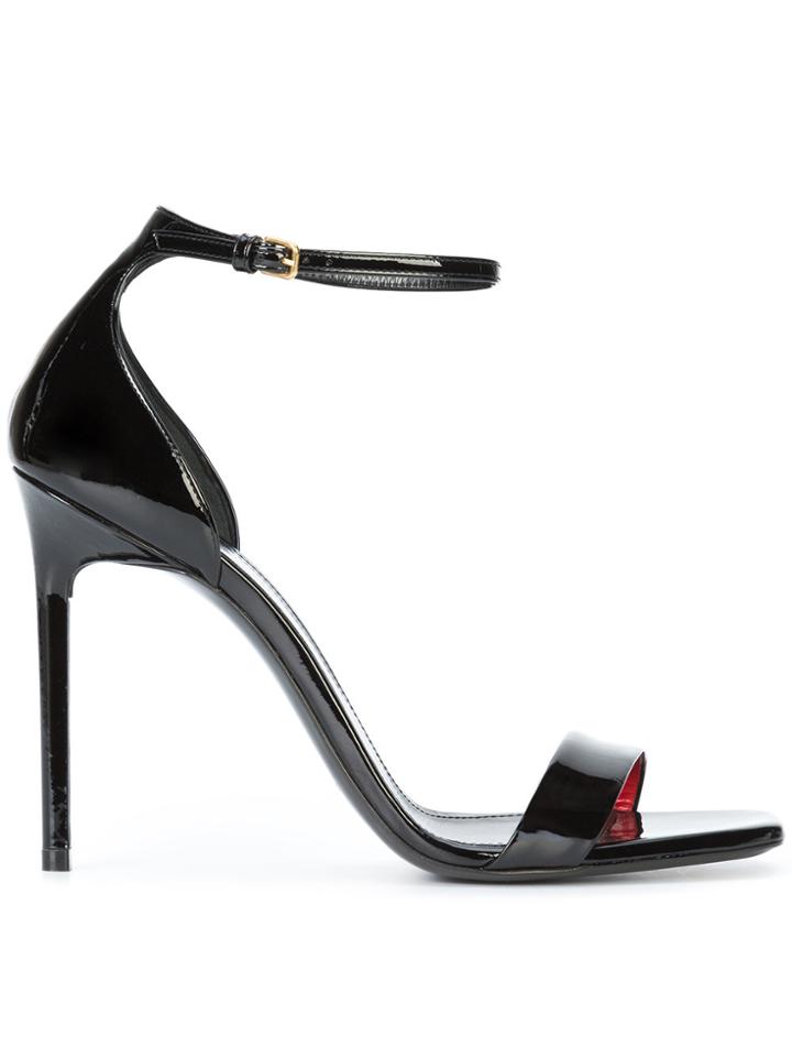 Saint Laurent Jane 105 Sandals - Black