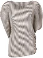 Pleats Please By Issey Miyake Doleman Pleated Blouse - Grey