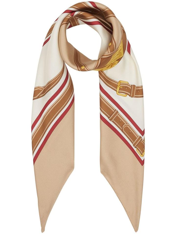 Burberry Archive Scarf Print Silk Square Scarf - Neutrals