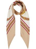 Burberry Archive Scarf Print Silk Square Scarf - Neutrals