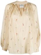 Forte Forte Floral Embroidery Blouse - Neutrals