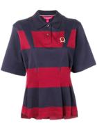 Hilfiger Collection Pleated Polo Shirt - Blue